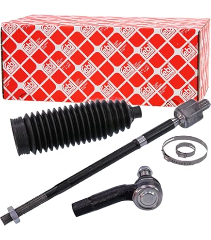 febi bilstein 46290 spoorstang met stuurmanchettenset, 1 stuk
