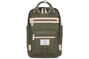 SEVENTEEN LONDON – Modern Urban Unisex 'Wimbledon' Backpack in a Classic Slim Simple Design – Fits Laptop up to 13”