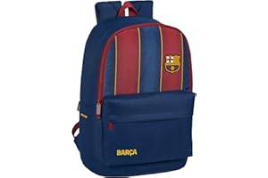 Safta 612029868 Mochila doble con cantoneras adaptable a carro FC Barcelona