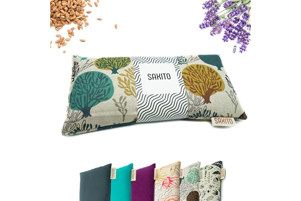 Bouillotte Micro-onde (25x12 cm) - Coussin Chauffant Naturel pour les Douleurs Menstruelles - Utilisation Chaude ou Froide - Grande Rétention de Chaleur - Parfum Lavande