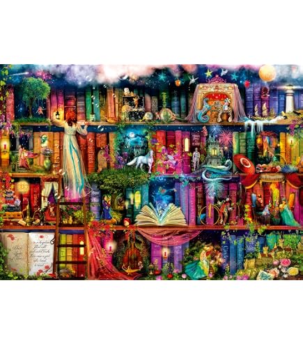 Puzzle 1000 Pièces – Paysage De Petite Ville Coloré, Jeu Familial Et Cadeau