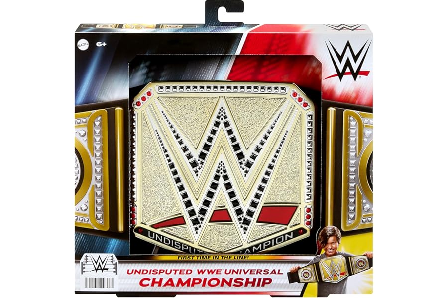 (Gold) WWE Championship - Toy Wrestling Championship Belt Kid Size