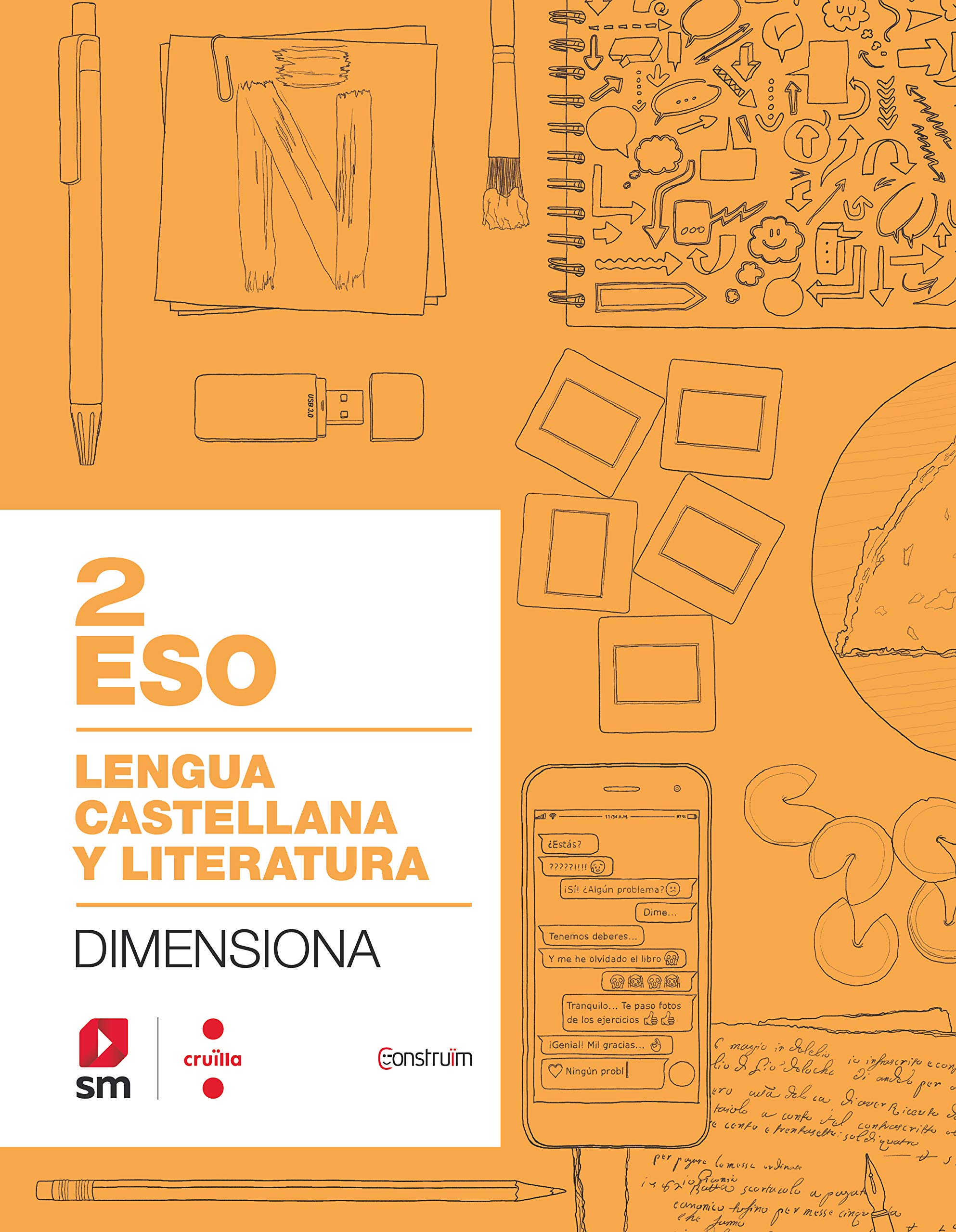Cuaderno Lengua castellana y literatura. 2 ESO. Dimensiona. Construïm