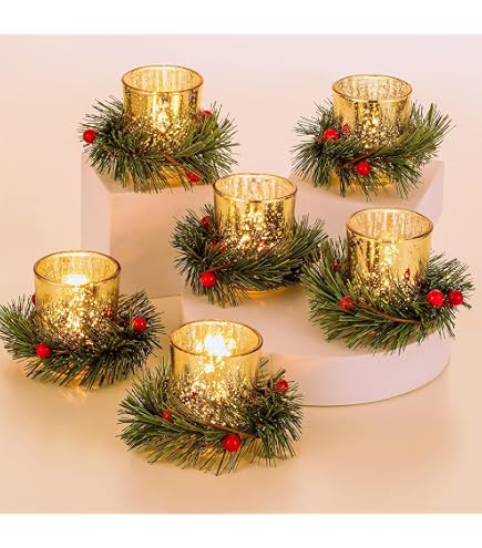 Portacandele in vetro con piedi alti, portacandele trasparente, contenore per candele, decorazione per candeliere da tavolo, decorazione per cena a lume di candela  15