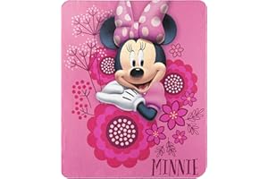 Northwest The Company Disney Minnie's Bowtique, So Many Bows Manta de Forro Polar, 114 x 152 cm, Multicolor