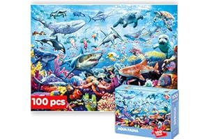QUOKKA Puzzle 100 Piezas para Niños de 4 5 6 años – Solo Rompecabezas Niños de 7 8 9 años - Juegos Puzzle Animales del Bosque - Puzzle Niños 5 años - Juguetes de Regalo para Niñas y Niños 8 10 años