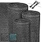 Sol Royal Schattiernetz 165 g/m² Schattiergewebe - Netz 1000x100cm Schattennetz Anthrazit Sonnenschutz HDPE inklusive…