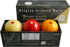 Aramith Carom PRO-Cup Prestige Super 1410.09 - Juego de bolas de discoteca (61,5 mm)