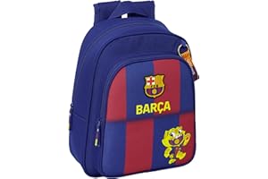 Safta F.C. BARCELONA 1ª EQUIPACIÓN 25/26 - Mochila Escolar Infantil, Ideal para Niños de Diferentes Edades, Cómoda y Versátil, Calidad y Resistencia, 27x10x33 cm