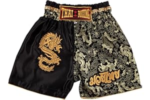 MUAY NATION Muay Thai Shorts für Kinder (2 Jahre - 12 Jahre) Mädchen Jungen Boxhosen für Kickboxen MMA Kampfsport