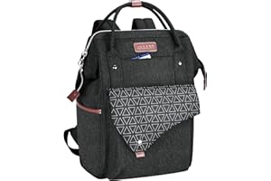 KROSER Sac à Dos pour Ordinateur Portable 15.6" Sac à Dos pour Ordinateur Scolaire Élégant avec Port de Chargement USB Sac Imperméable pour Voyage/Affaires/Collège/Femme/Homme