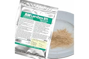 BLAM LarvZero BTI 100g – Larvicide naturel contre les mouches du terreau (Sciaridae) – Bacillus Thuringiensis Israelensis concentré pour 50L de solution