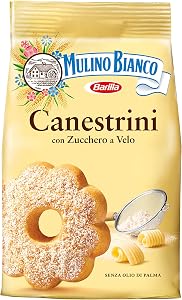 Mulino Bianco Biscotti Baiocchi con Crema alla Nocciola e Cacao per Colazione e Snack Dolce per la Merenda - 168 gr