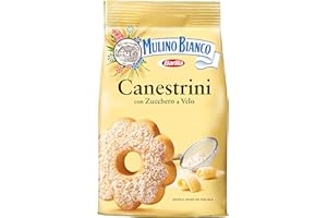 Mulino Bianco Dolcetti Canestrini, Biscotti Frollini con Zucchero a Velo, Burro e Uova Fresche, 200 g
