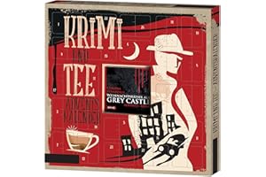 Mouji® Premium Rätsel und Tee - Adventskalender 2023 | Weihnachtskalender mit 24 spannenden Rätsel und hochwertigen Tees | Ad