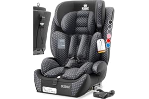 KIDIZ® Autokindersitz Triangle Premium Kindersitz mit Isofix Kinderautositz | Autositz Sitzschale | 9 kg - 36 kg 1-12 Jahre | Gruppe 1/2/3 | universal | zugelassen nach ECE R129/03