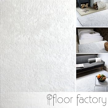Amazon De Hochflor Shaggy Teppich Prestige Weiss 120x170 Cm