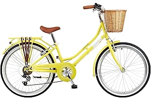Viking Belgravia Girls Traditional Heritage 24" Wheel 6 Speed Bike Lemon