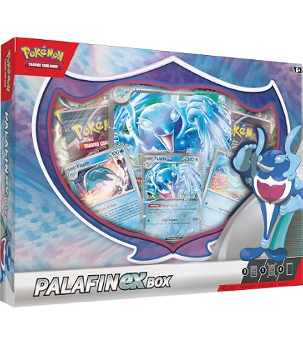 Pokémon TCG: Iron Valiant Ex Box – Mit Promo-Karte, übergroßer Karte, 4 Booster-Packs Und Code-Karte – Perfekt Für Sammler