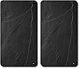 Kesper 366-40 - Piastra di copertura per fornello, 50 x 38,5 x 0,8 cm, in vetro, grigio pietra, 2 pezzi (1 set