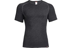 con-ta Thermo Kurzarm Shirt, T-Shirt aus natürlicher Baumwolle, Unterziehshirt, Thermounterwäsche für Herren, Größe: 5/M - 10/4XL