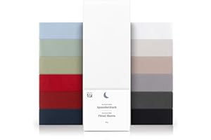 Blumtal® Prześcieradło 90x200cm 2er Pack - Prześcieradło z mikrofibry - Certyfikat Oekotex - 90x200 cm - Leintuch/Bettbezug 90x200 cm - Biały