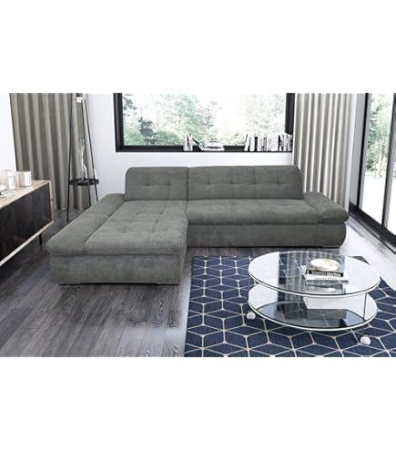 Divano A L Divano Angolare Panama Con Funzione Letto Tessuto