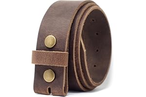 Ashford Ridge 40mm Full Grain Hide Leather Snap On Belt - Made in England
