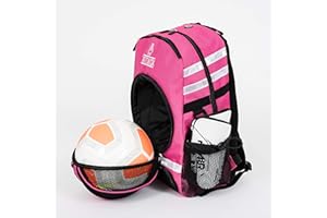 KITSACK - The Ultimate Kid’s Heavy-Duty Sports Kit & Football Bag Backpack - Designed to Carry Your Ball, Kit, Boots & More - Ideal Football Rucksack, also Rugby & Basketball - Ideal for Adults Too