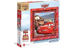 Clementoni - 38802 - Frame Me Up - Disney Cars - 60 Pezzi - Made In Italy - Puzzle Cornice Bambino 6 Anni
