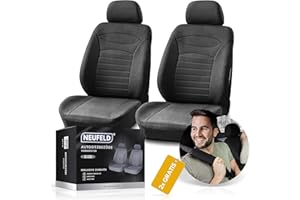 ‎NEUFELD NEUFELD® Autositzbezüge Vordersitze in universeller Passform [inkl. 2 Gurtkissen] - Sitzbezüge Auto Vordersitze - Schonbezüge für Kleinwagen & SUV