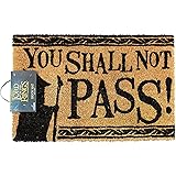 The Lord of the Rings Zerbino con Scritta a Tema Signore degli Anelli, “You Shall Not Pass” (“Non dovresti Entrare”), Multico