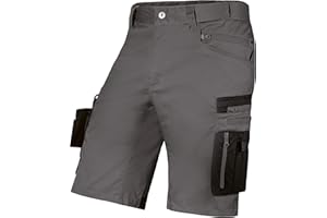 Uvex echor Arbeitsshorts - Kurze Premium Arbeitshose - Herren-Cargohose - Stretch-Bund, leicht, elastisch & viel Stauraum