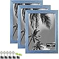 Art Street A4 Size Certificate, Document Photo frames Set Of 3 For Home Decoration, Living Room, Office Decoration (Blue, Size: 8" x 12")
