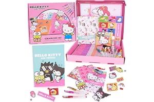 Toyland® Hello Kitty Scrapbook Set - 520 delars kreativt aktivitetskit inklusive en överraskningspresent - Gör-det-själv scrapbooking för barn från 3 år