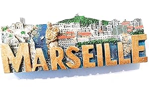 Pec as de coeur Magnet Marseille (7x6cm)