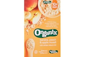 Organix Organic Banana Peach & Apple Muesli, 200g