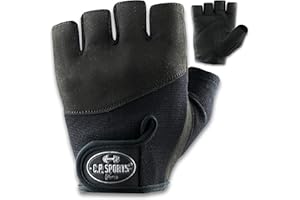 C.P.SPORTS C.P. Sports Iron-Handschuh Komfort | gepolsterte Trainingshandschuhe Herren und Damen | Handschuhe für Kraftsport, Krafttraining, Bodybuilding, Gym, Fitness, Sport oder Fahrradhandschuhe