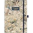 2025 Diary - A5 Diary 2025 Week to View, January 2025 - December 2025, 2025 Planner with Monthly, Weekly View, Notes ＆ Mission Board for Work, Study, Elegant Hardcover, Elastic Closure, Back Pocket