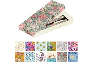 THE GIFTED STATIONERY CO. LTD. TGSC - Ballpoint Pen Gift Set | William Morris - Cray | 2-pack Writing Pens For Women | Gift Pen Box | Effortless Writing, Ballpoint Pens - Ladies Pens Gift Boxed | Pretty Pens | Pen Sets For Ladies