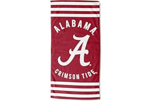 Northwest The Company NCAA Alabama Crimson Tide Serviette de Plage Rouge 30 x 60 cm