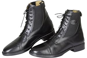 Kerbl Mixte Reitstiefelette Schnürstiefelette Monaco Glattleder Chaussures d'Equitation