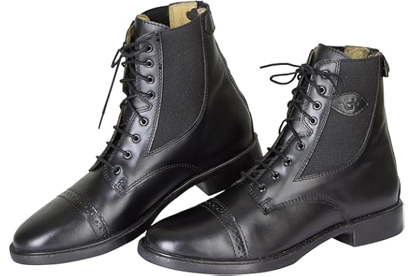 Kerbl Reitstiefelette Schnürstiefelette Monaco Glattleder, Chaussures d'Equitation Mixte