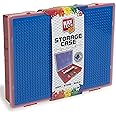 abeec Building Bricks Storage Case with Handle - Carry Case for Kids Building Blocks - Storage Box Includes 17 Storage Compartments and Base Plate for Building Blocks