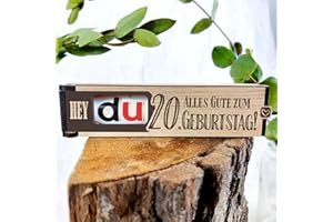 GENERISCH 20 Geburtstag - Schokoriegel Geschenkbox inkl. Duplo - 20 Geburtstag Deko, Geschenkideen zum 20 Geburtstag, 20 Geburtstag Frauen, 20 Geburtstag Männer, 20 Geburtstag Geschenk