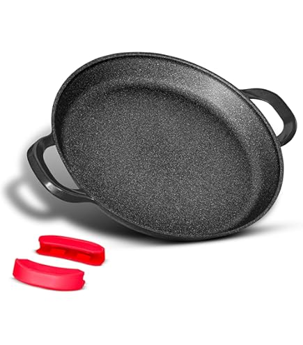 TEHORNEO Paellapan Inductie, Paellapan 32 cm van Geëmailleerd Staal 4-5 porties, Paellapan voor Keramische Kookplaat, Paellapan voor Gas, Paella voor Inductie, Elektrische Paellapan, Paellapannen TEHORNEO Paellapan Inductie, Paellapan 32 cm van Geëmailleerd Staal 4-5 porties, Paellapan voor Keramische Kookplaat, Paellapan voor Gas, Paella voor Inductie, Elektrische Paellapan, Paellapannen