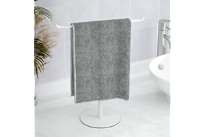 NIFFGAFF Towel Rack T-Shape Hand Towel Holder for Bathroom, Headband Holder Organizer and Bathroom Towel Racks,Kitchen Towel Rack White Hand Towel Holder