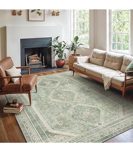 INOVADAY Machinewasbare Tapijten 90x150 cm Vintage Boho Vloerkleed