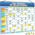 Tableau De Récompense Magnétique Enfant - Avec 30 étoiles Et Support - Outil Pédagogique Comportement