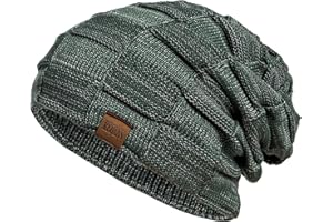REDESS Beanie Mütze für Herren und Damen Winter Warme Mützen Stricken Slouchy Thick Skull Cap